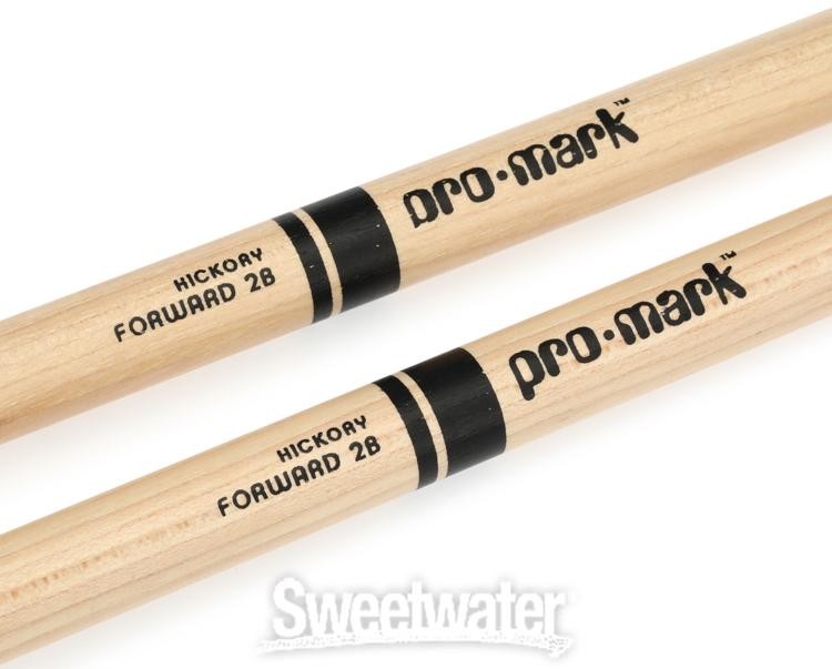 Promark TX2BN - 2B Nylon Tip Hickory Drumsticks