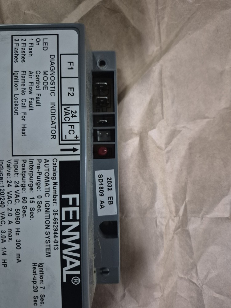 Fenwal Automatic Ignition System 35-662944-013