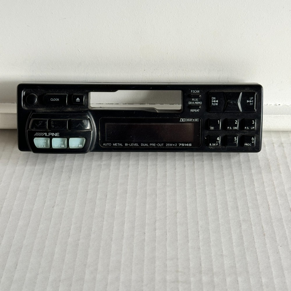 Alpine 7514S Faceplate Detachable Replacement R40118111