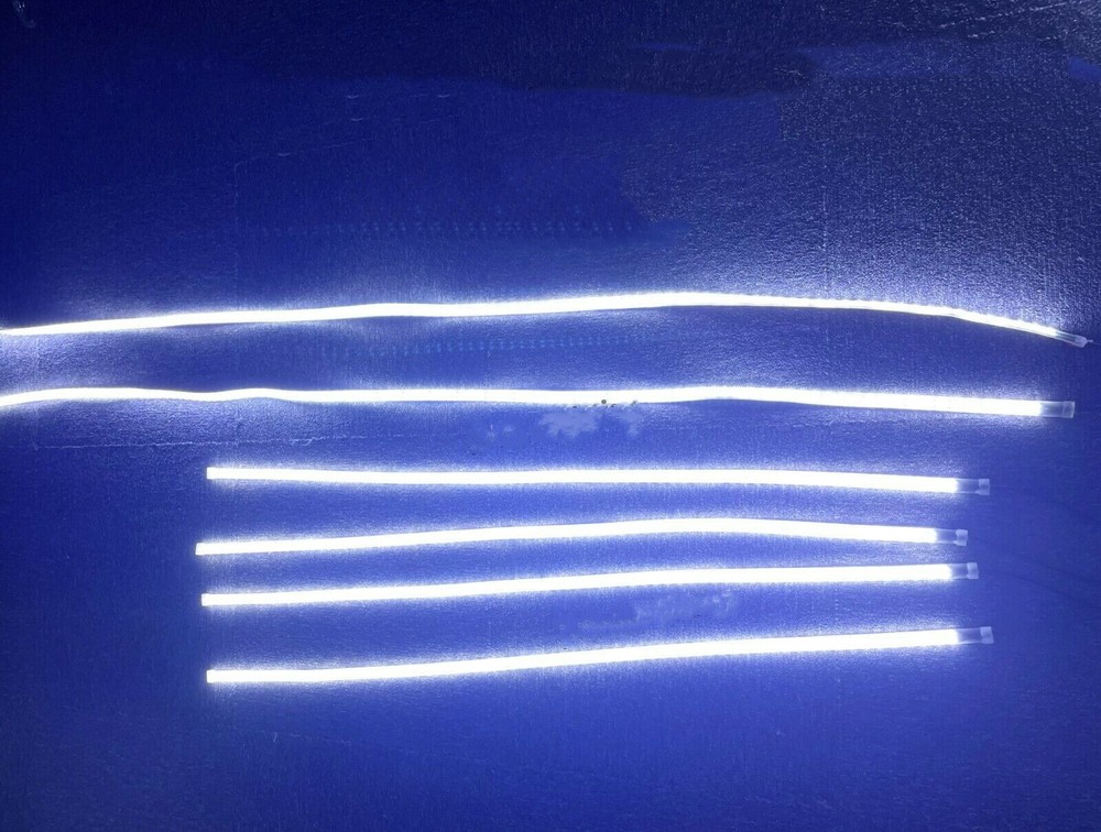 Double Row LEDs 4PCS 5FT +2PCS 6.5FT Pure WHITE Strips Slingshot Light Bluetooth