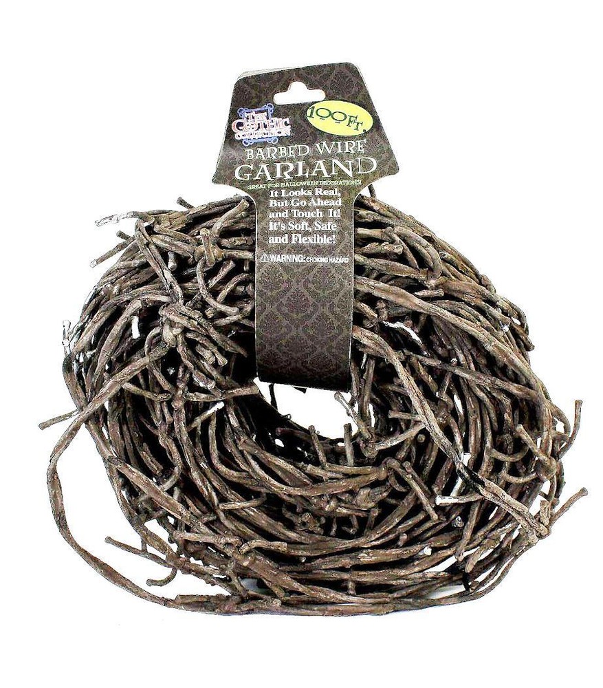 Rusted Barbed Wire 100 Ft - Sunstar Industries