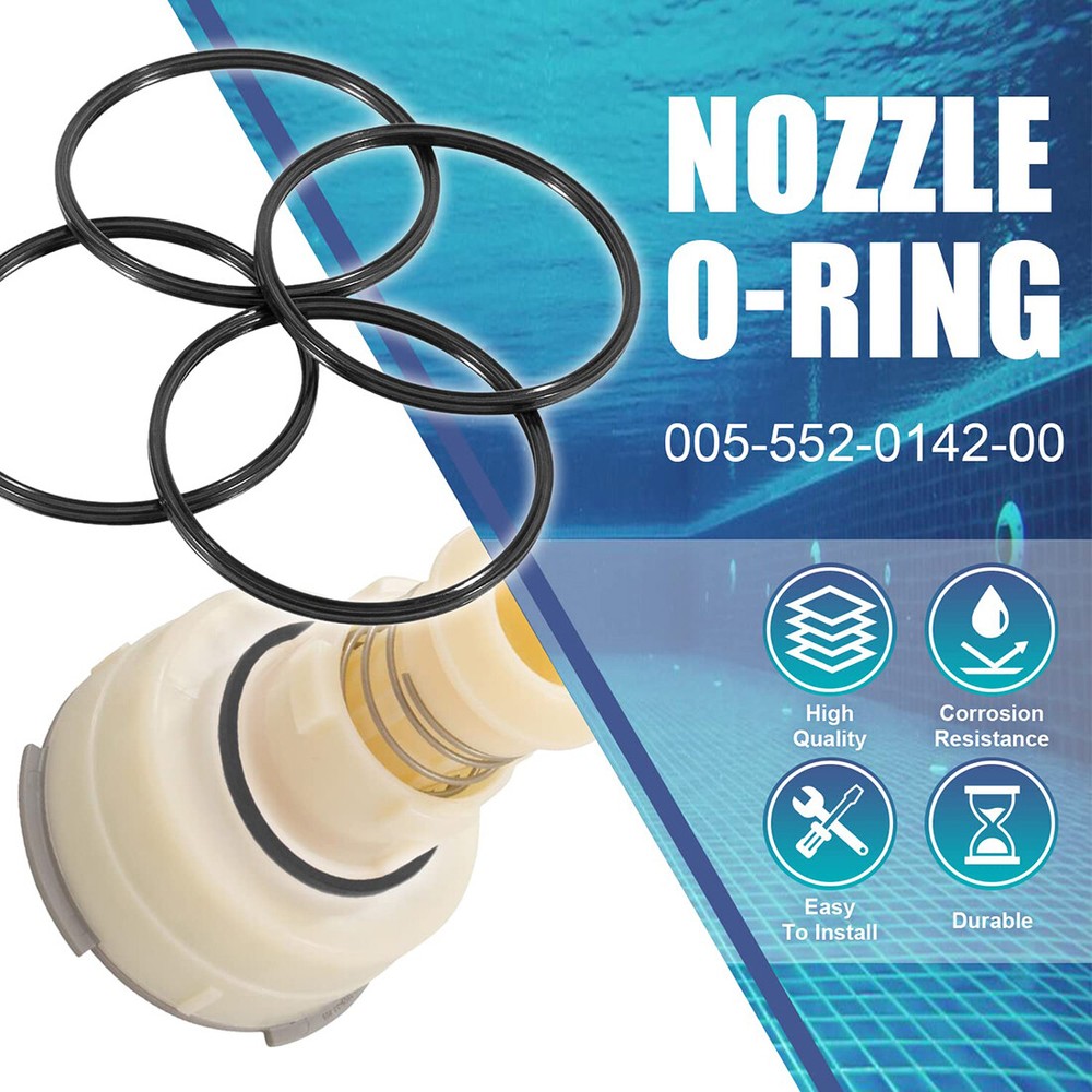 Replacement for Paramount 005-552-0142-00 Rotating Fixed Nozzle O-Ring 4-Pack
