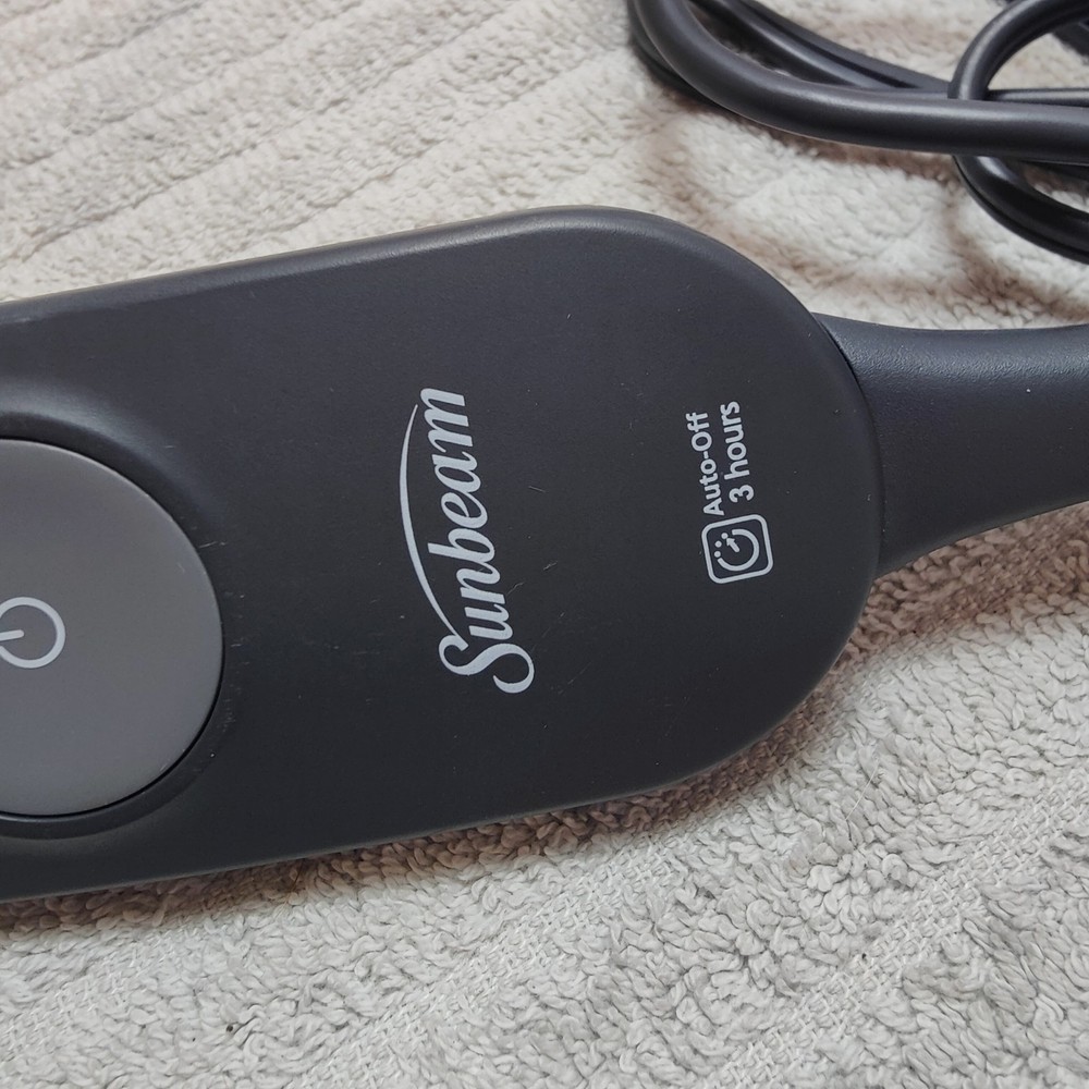 Sunbeam AA85 Electric Heating Blanket Cord 3-Prong Controller Tested