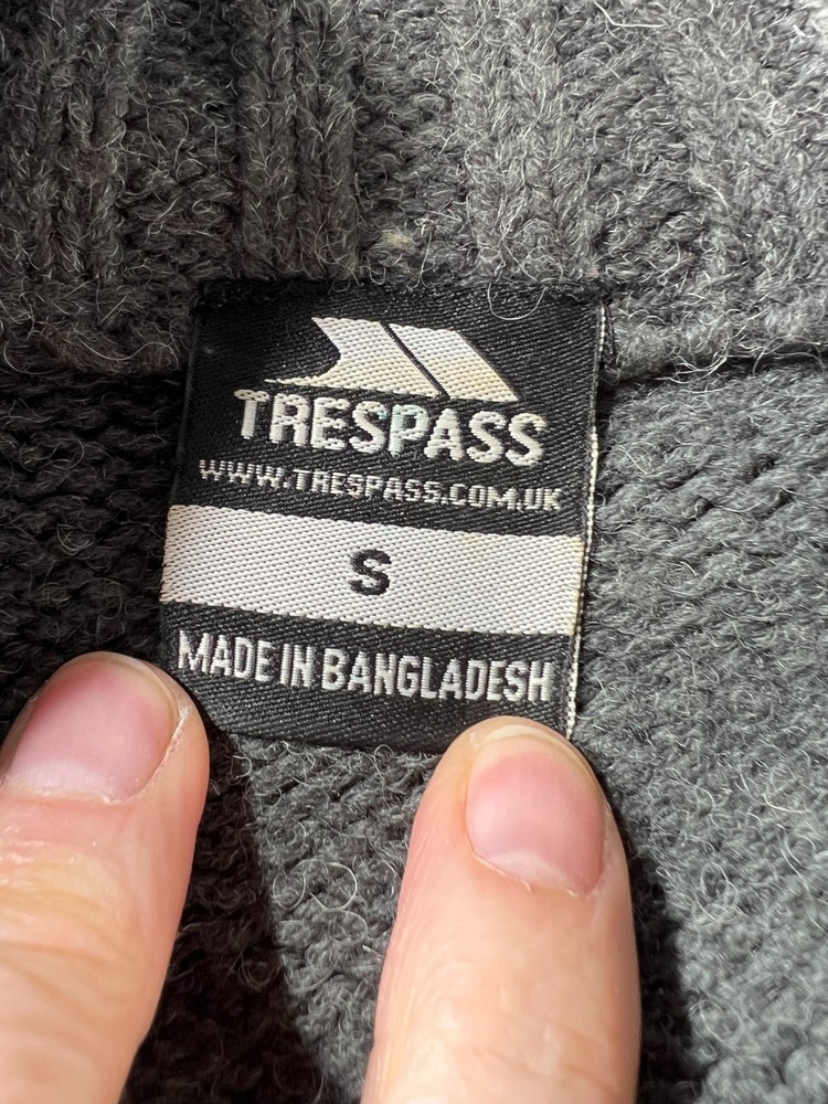 Trespass Jumper Fleming 1/2 zip | Men's | Grey | Small