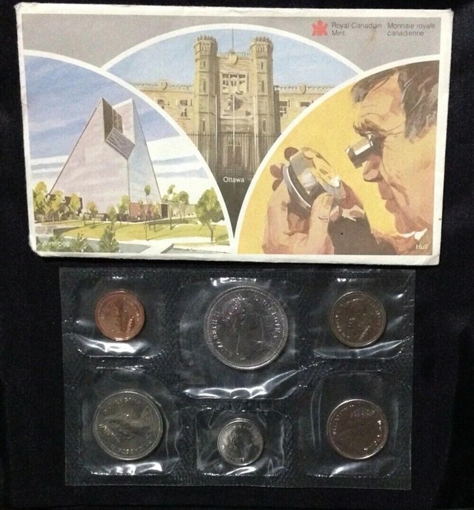 1983 Canada Prooflike Mint Set, Mint Sealed, COA