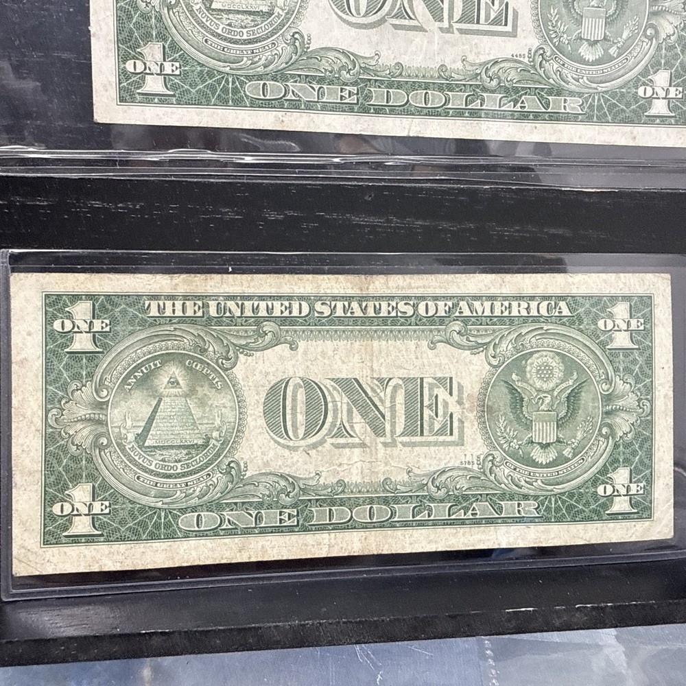 1935 Blue Seal $1 Bills, 1 Bill Star Note
