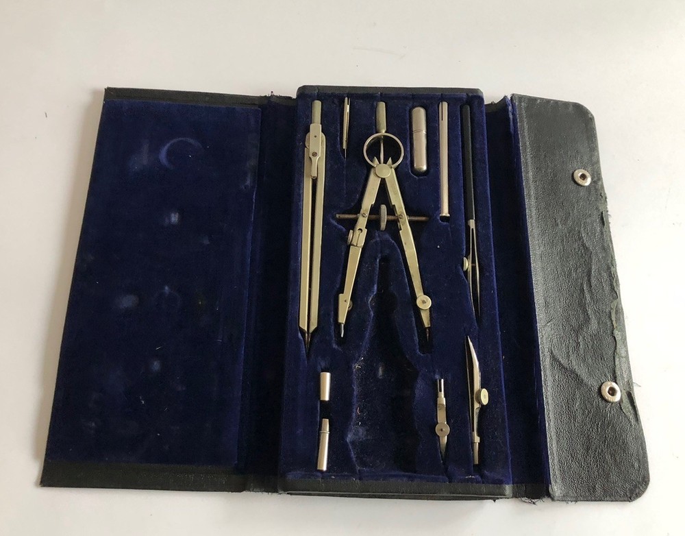 K&E Drafting Set DORIC Jupiter 9406 B Engineering Design Made In Germany READ D2