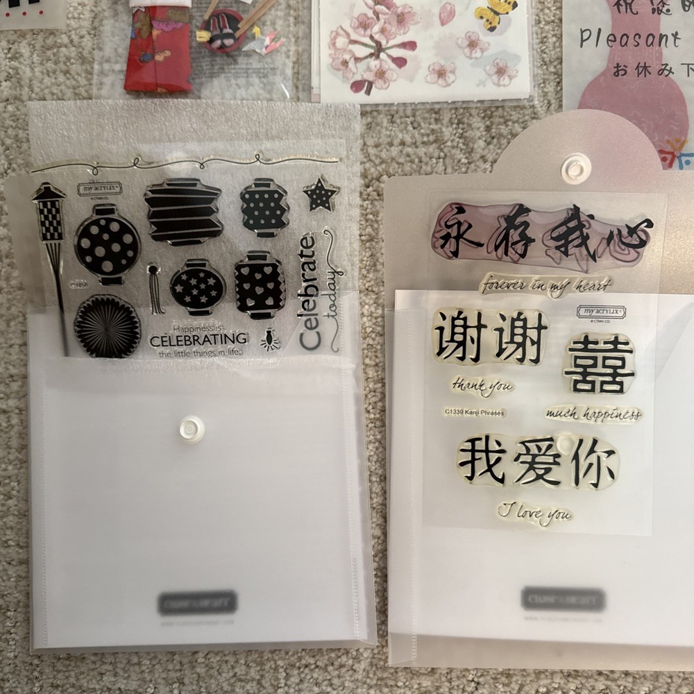 ASIA Themed Embellishments Kit