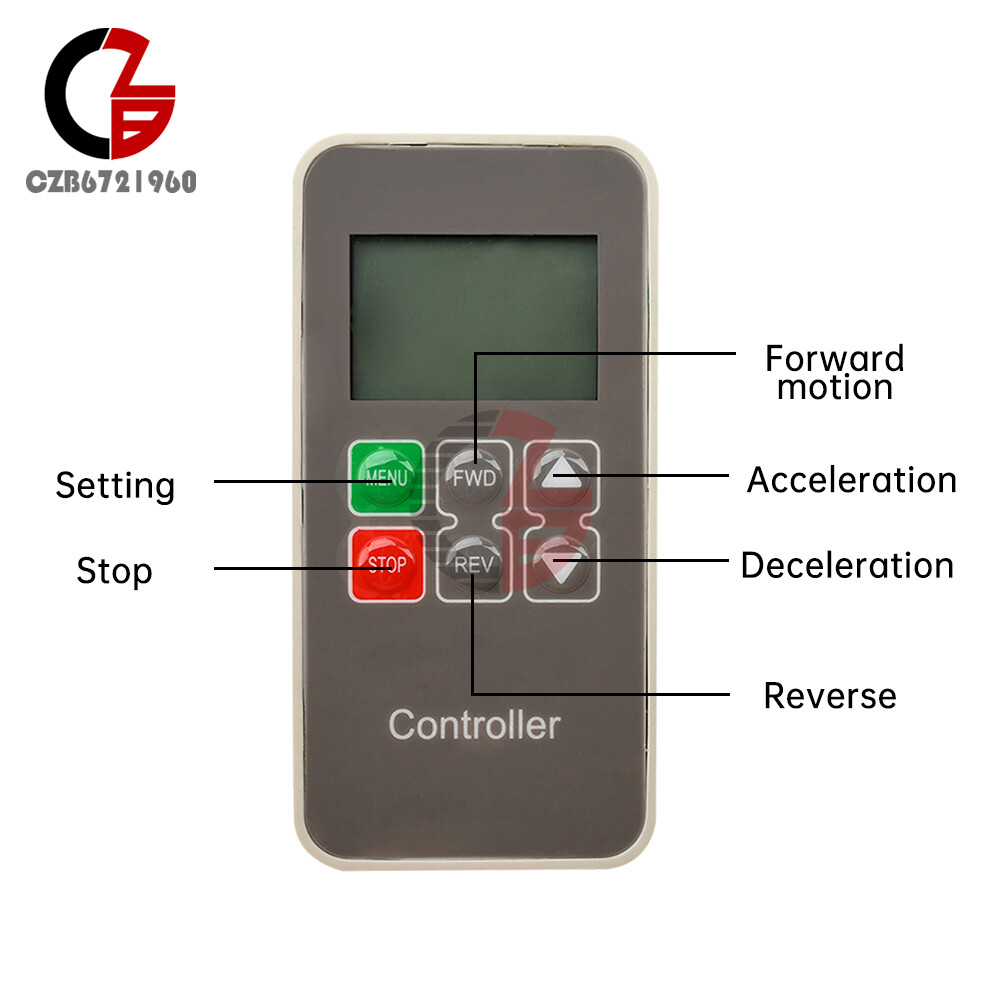 DC 10V-55V 30A Intelligent Brush Motor Speed Controller Display Remote Control