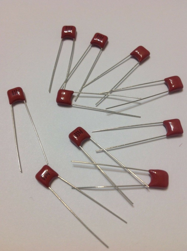 10 pack CDE .022uf 250v Polyester Radial Guitar Tone Capacitors