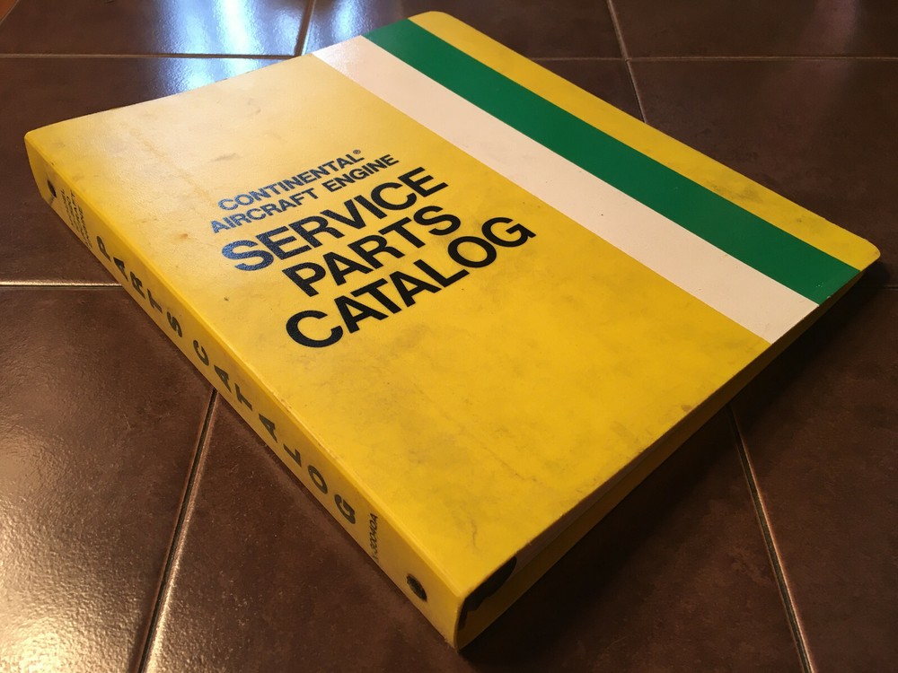 Continental IO-520 Engine Parts Manual