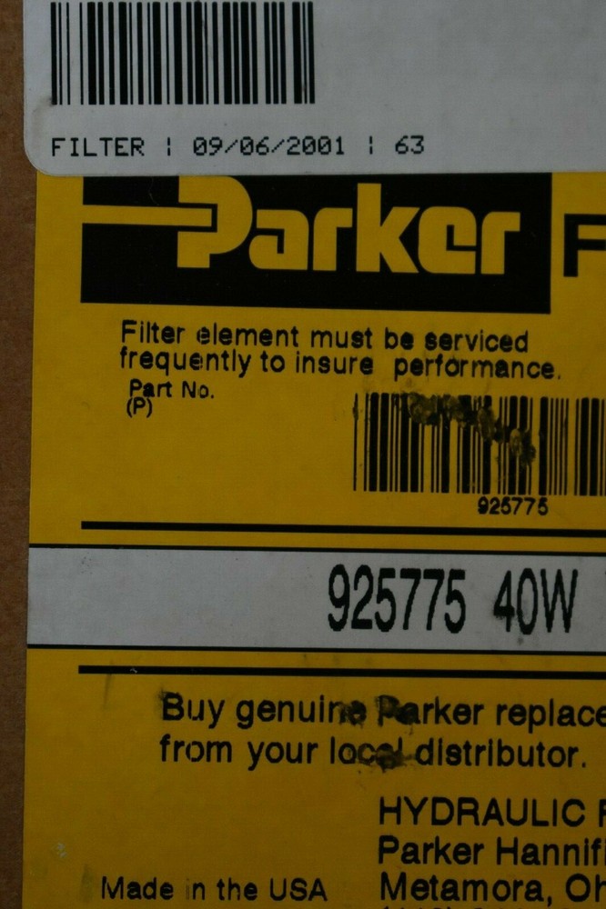 Parker 925775 ParFit Hydraulic Replacement Filter Element