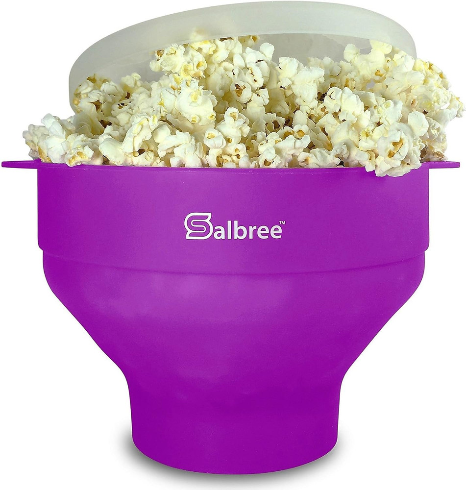The Original  Collapsible Silicone Microwave Popcorn Popper Maker Machine, Micro