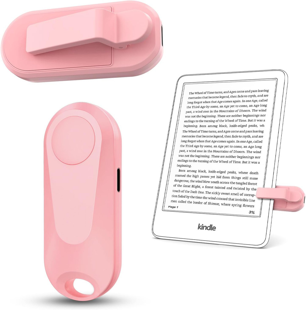 Remote Control Page Turner for Kindle Paperwhite Oasis Kobo Ereaders, Camera Cam