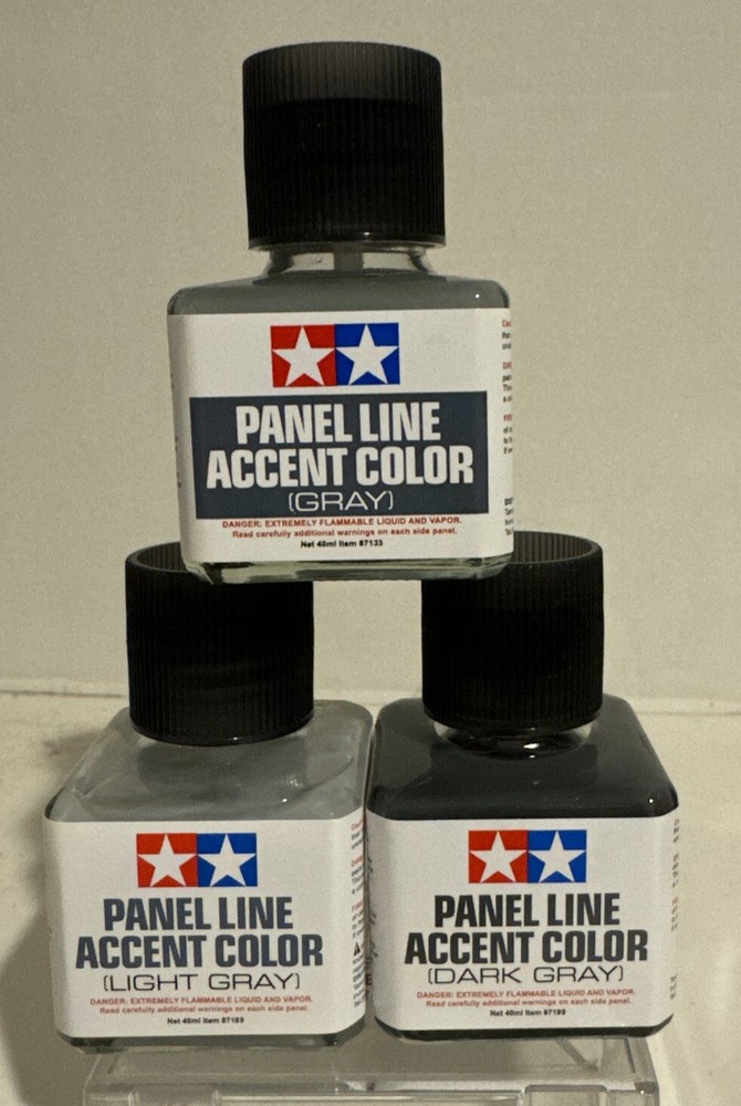 Tamiya Accent Colors Grays 3 pcs bundle