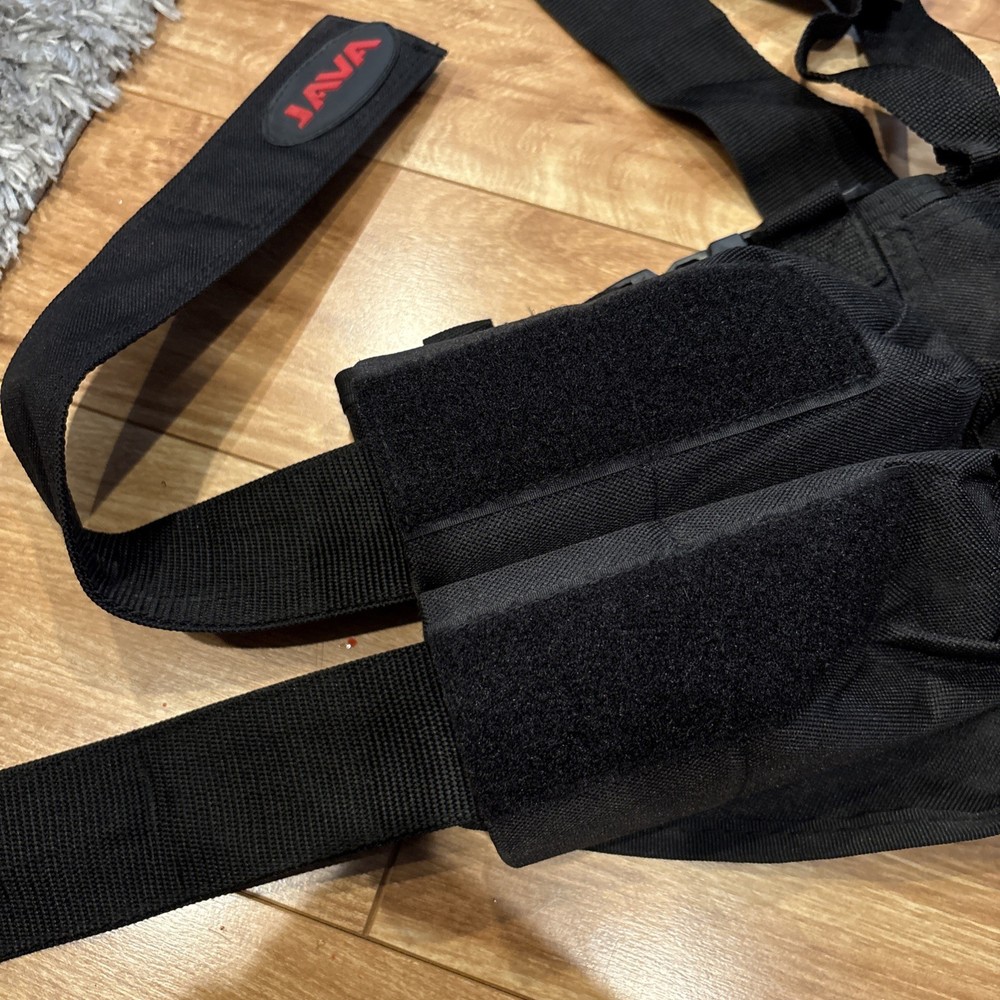 Java Paintball 5 Pod Tank Pouch pack harness, with .68 caliber paintballs