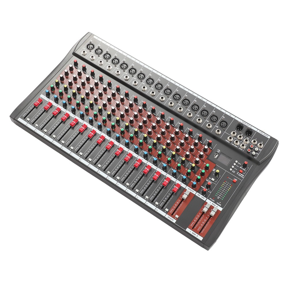 16 Channel Studio Audio Mixer USB Digital Sound Mixing Console Board Bluetooth