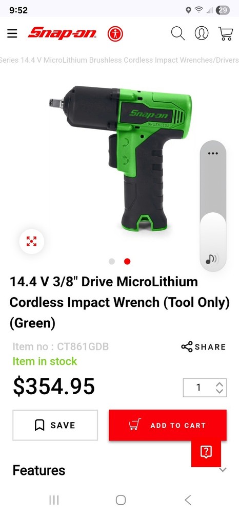 3/8" Electric Impact