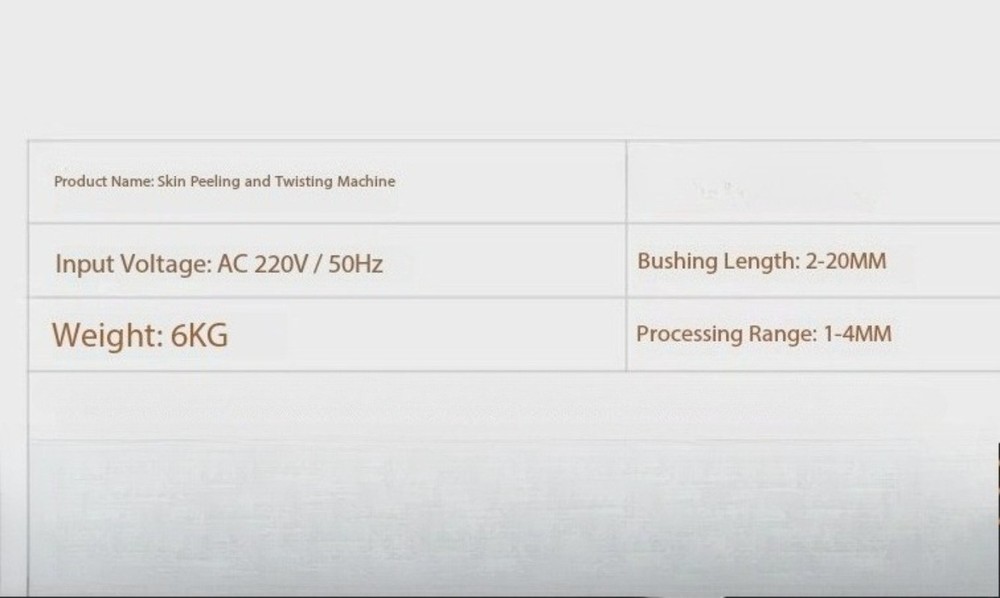 XC-180 Dual-Function Stripping and Twisting Machine Stranding Machine 110V
