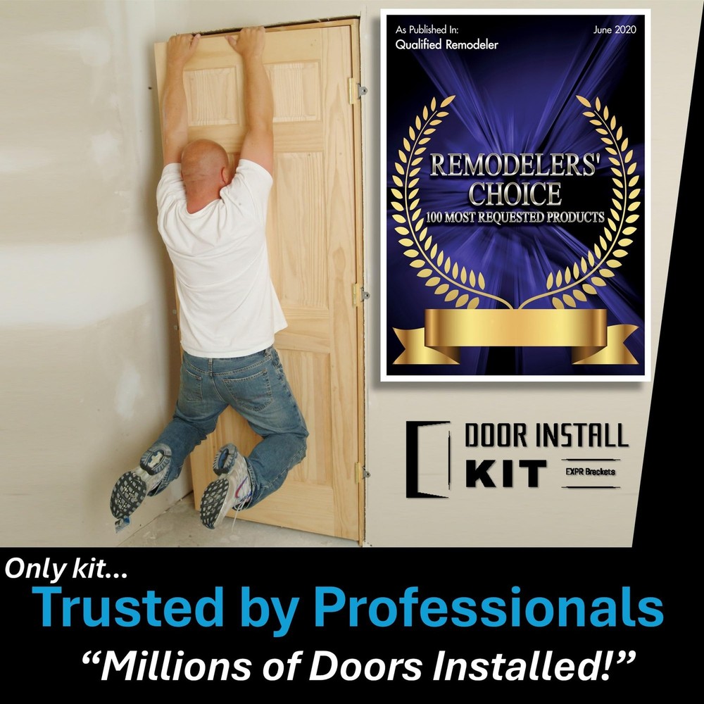EXPR® Premium Door Install Kit - Max Strength (Secures Both Sides) |...