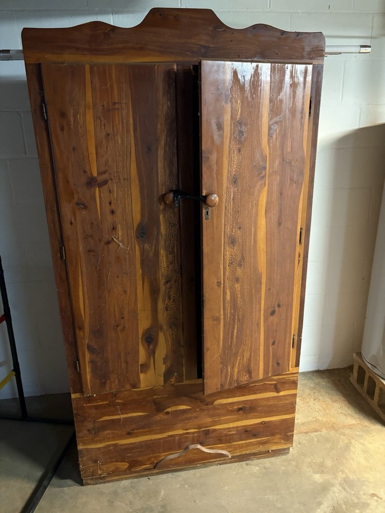 Vintage Red Cedar Wardrobe