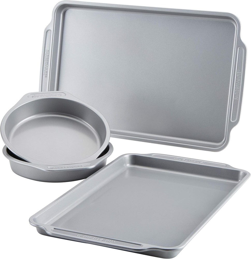 Nonstick Bakeware Set Includes Cookie Sheets/Baking Cake Muffin & Bread Pan 8