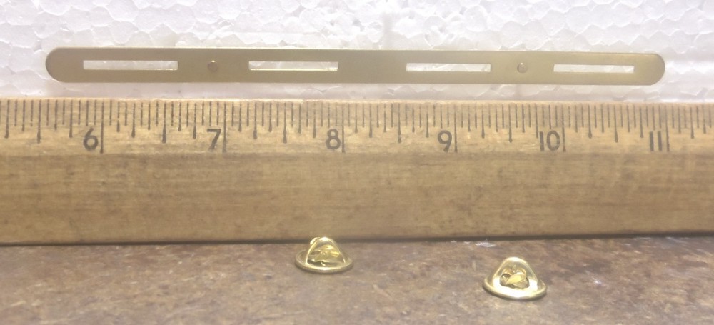 Brass Four Ribbon Bar Holder