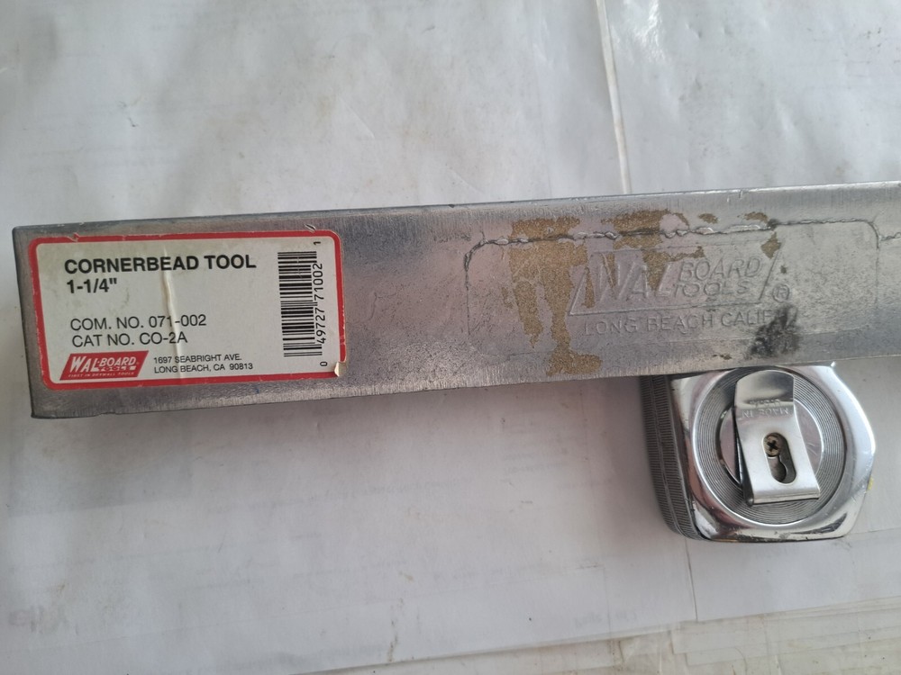 Walboard Cornerbead Tool. 1 /1/4"
