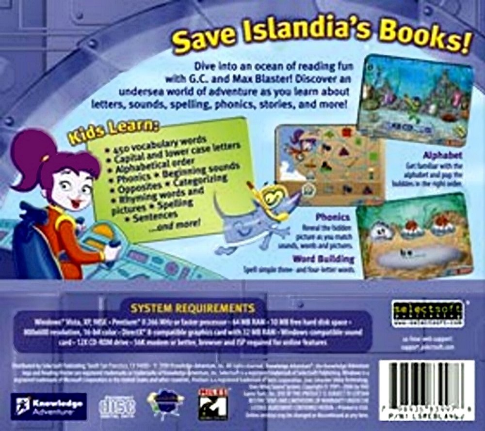 Reading Blaster Age 4-6 Total Reading Solution! PC Software Sealed New