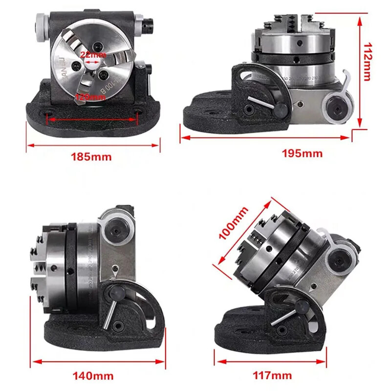 Small Indexing Head Miniature Vertical and Horizontal Universal Indexing Disk！