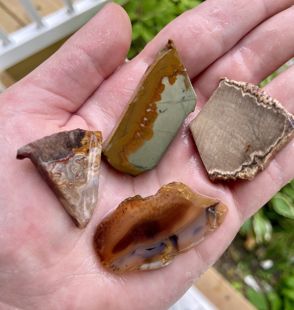 4 Pc Micro slabs Unpolished Wholesale Rough