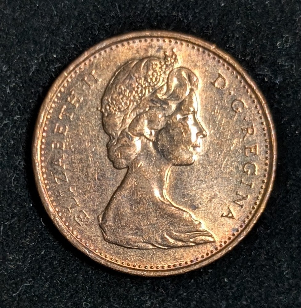 1978 Canada 1 Cent Circulated KM# 59.2 Brown