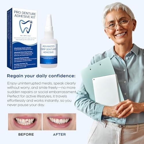 Instant Bonding Glue for Dentures & Lab Tools - Fast-Setting 15-60 Sec | Crack R