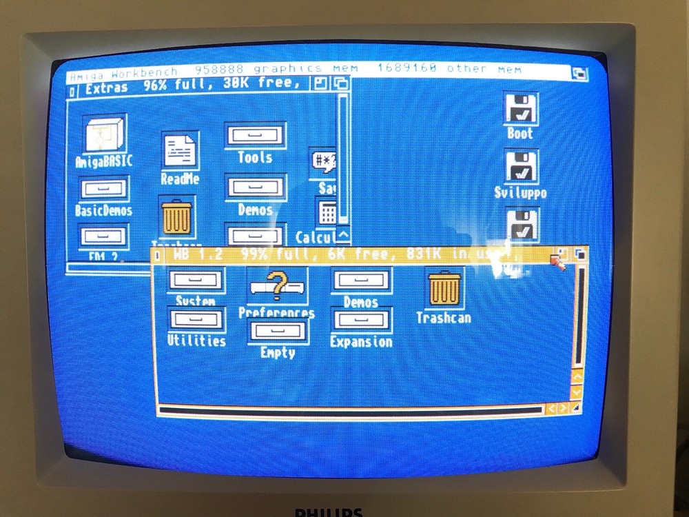 Workbench Version 1.2 Amiga, 2 Floppy Disk 3,5