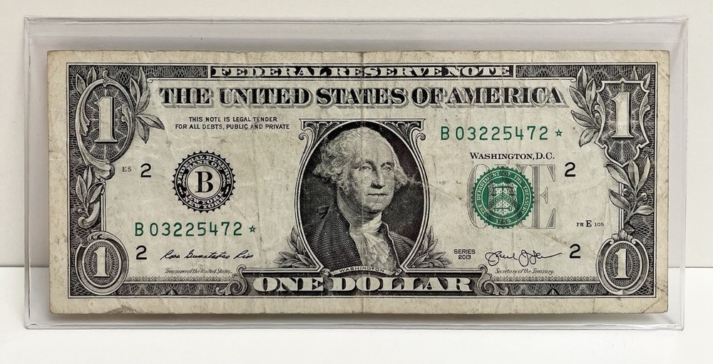 $1 2013 B Duplicate FW Star Note B03225472
