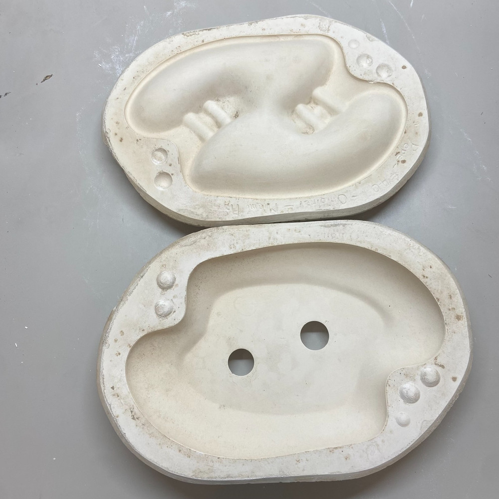 Unbranded Ceramic Slip Casting Mold Ashtray #40