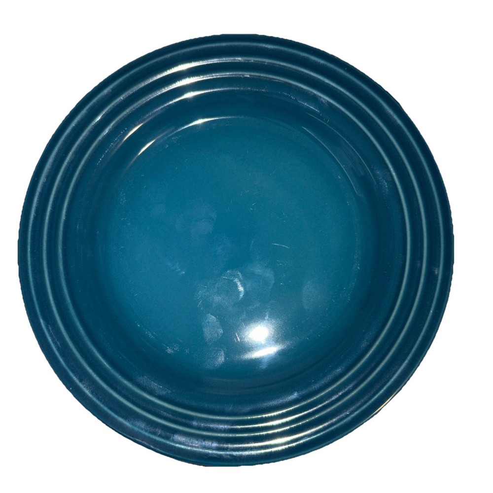 Le Creuset Stoneware 6 3/4” DEEP TEAL Bread/appetizer/ Side Plate NWT