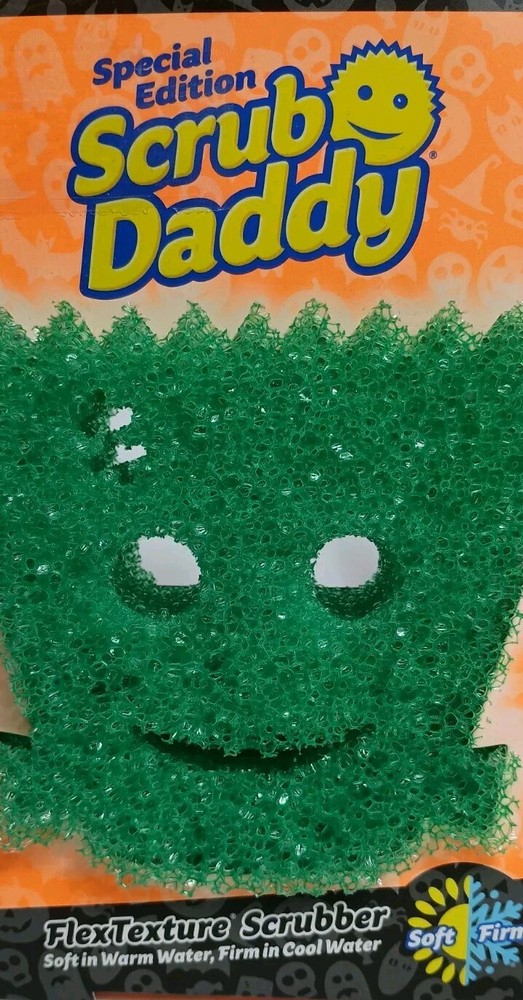 2X Scrub Daddy Special Edition Halloween FRANKENSTEIN Non-Scratch Dish Sponge