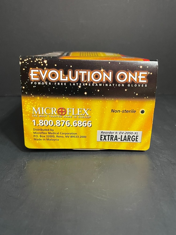 Ansell Latex Gloves Extra Large Microflex 10 Boxes with 100 Gloves Each
