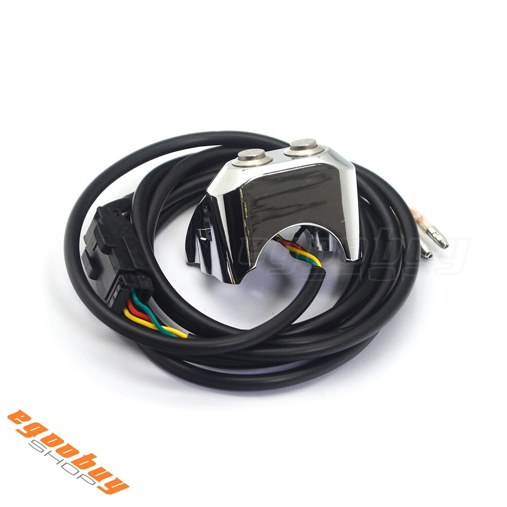 1" Handlebar Mounted 2 Button Switch Controller For Harley Dyna V-Rod Sportster