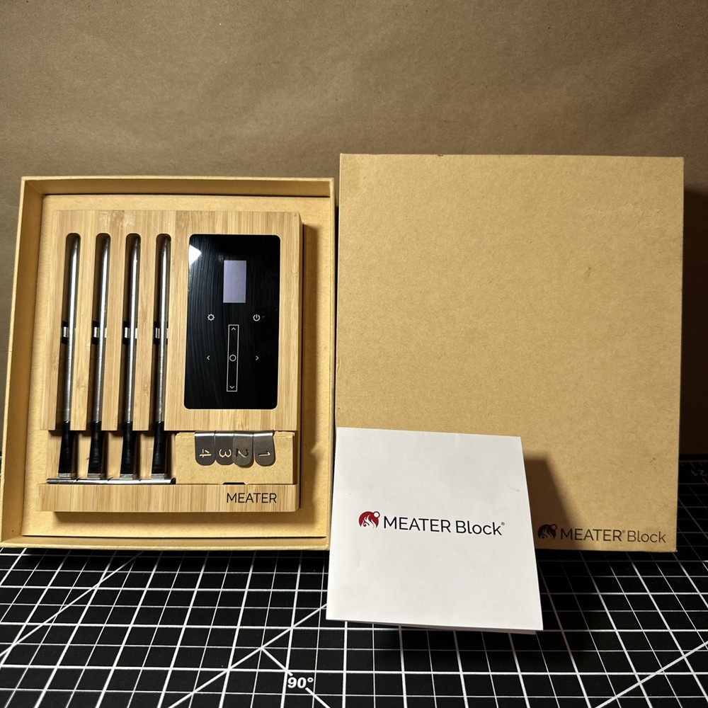 MEATER Block Wireless Smart Meat Thermometer - Silver/Black