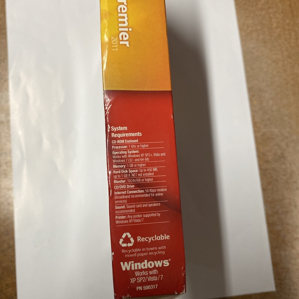 Quicken Premier 2011 for Windows VG