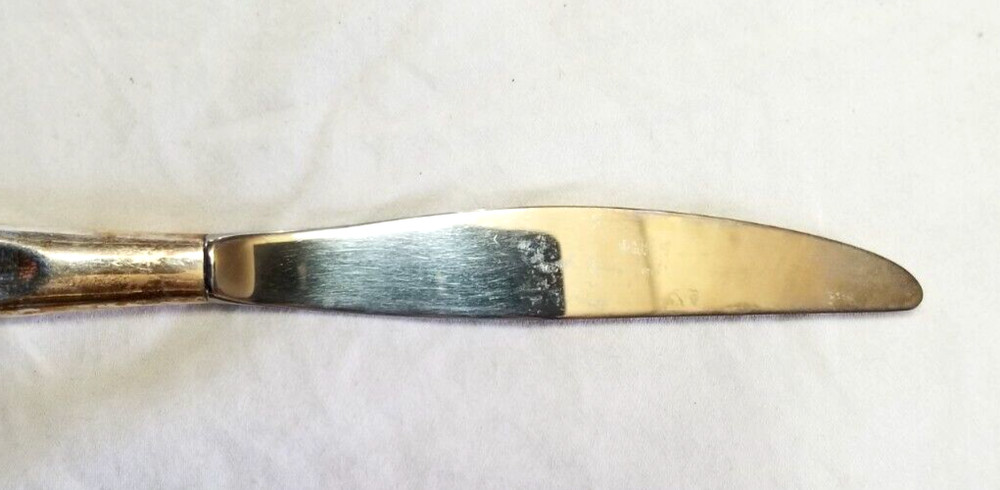 Oneida Community Flight Pattern Silver Plate 6 Dinner Knives VTG 1963 Flatware