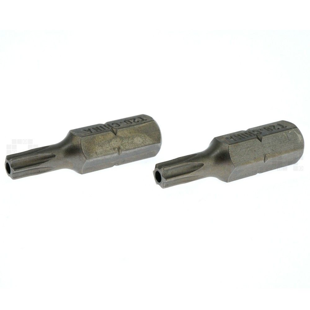 Irwin IWAF21TS202 T20 Tamper Proof Security Insert Bit Tips, 1" Length, 2 Pack