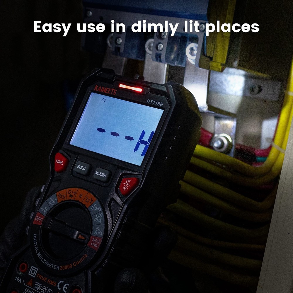 KAIWEETS HT118E Digital Multimeter TRMS 20000 Counts with Higher Resolution A...