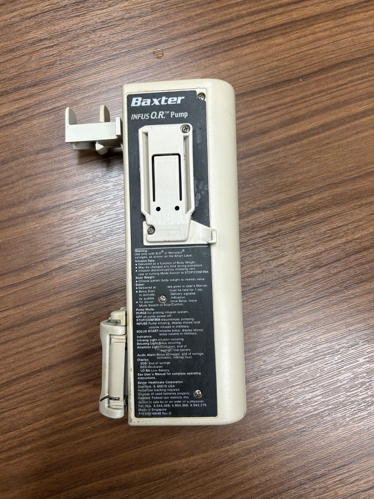 Bard/Baxter INFUS OR Pump