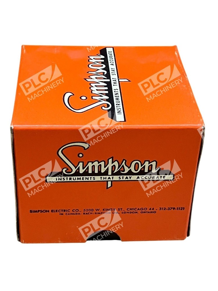 Simpson 290PU01A1 Panel Meter 0–30 µA DC Microammeter Rott Electronics Xerox