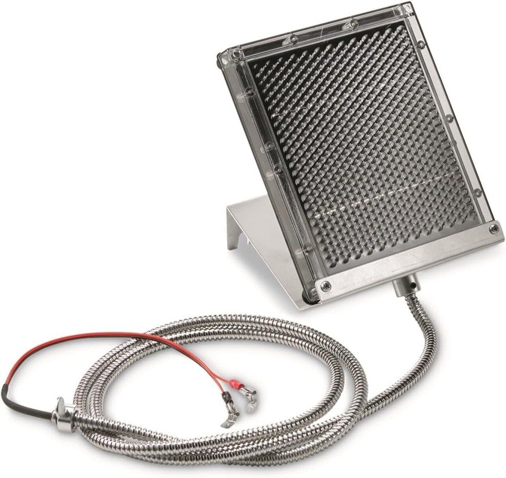 2 Boss Buck 12V Solar Panel Universal for Deer Feeder + Mounting Brackets Bundle