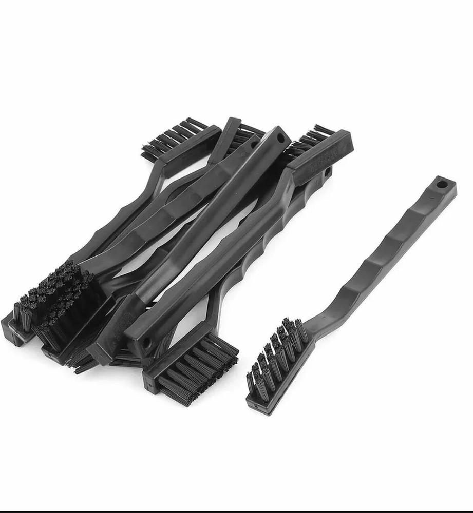 10PCS Black Antislip Plastic Handle Static Control Anti Static Dust Brush 17cm