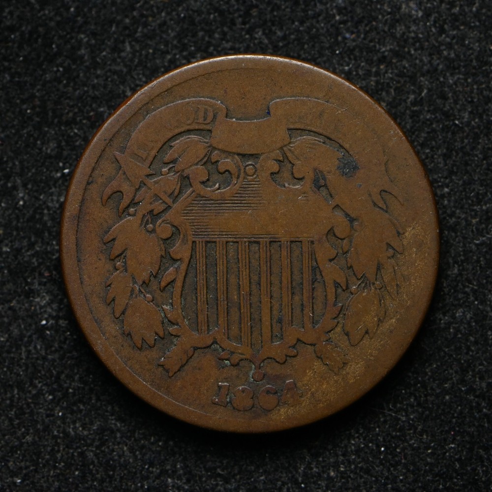 1864 Two Cent Piece (bb17667)